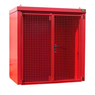 Bauer Gasflaschen-Container GFC-B M1, Feuerrot fuer 28x Gasflaschen Ø 230 mm