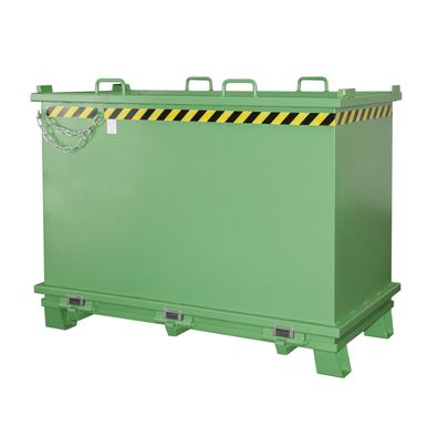 Bauer Klappbodenbehaelter SB 2000, lackiert, Resedagruen