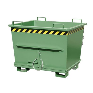 Bauer Klappbodenbehaelter BKB 700, lackiert, Resedagruen