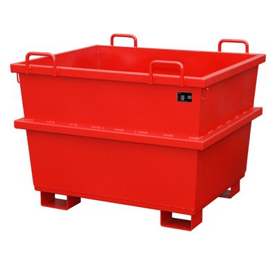 Bauer Universalcontainer UC 750, lackiert, Feuerrot