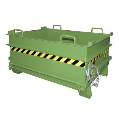 Bauer Baustoffcontainer BC 500, lackiert, Resedagruen