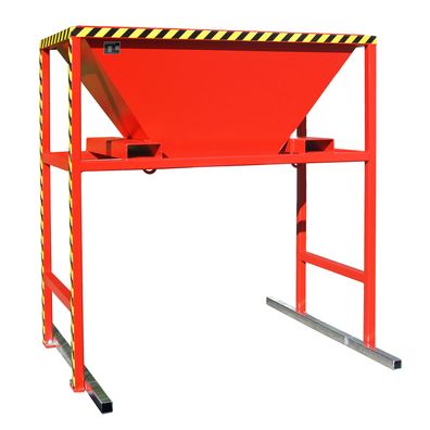 Bauer Befuelltrichter BTM, lackiert, Feuerrot