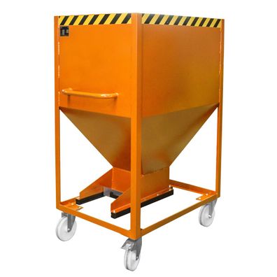 Bauer Silobehaelter SR-D 600, lackiert, Gelborange