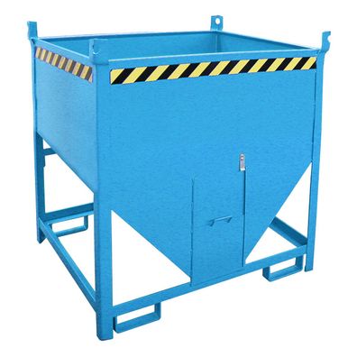 Bauer Silobehaelter SGS 75, lackiert, Lichtblau