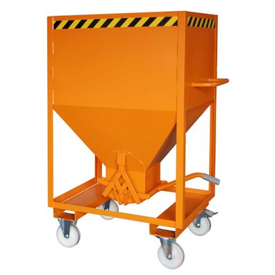 Bauer Silobehaelter SRE 600, lackiert, Gelborange
