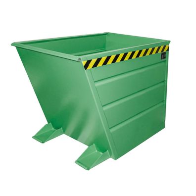 Bauer Kippbehaelter mit Hebelverschlus VG 700, lackiert, Resedagruen