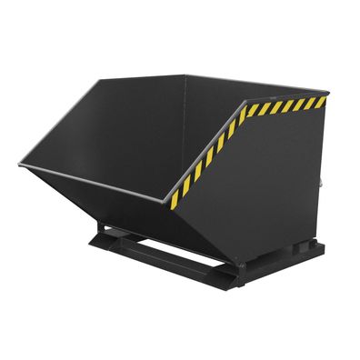 Bauer Spaene-Kippmulde SKK 1000, lackiert, Schwarzgrau