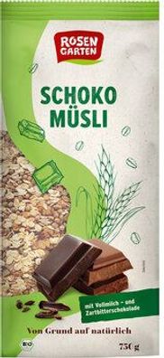 Rosengarten 3x Schoko-Müsli 750g