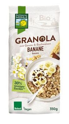 Bohlsener Mühle 6x Granola Banane mit Gerste & Buchweizen 350g