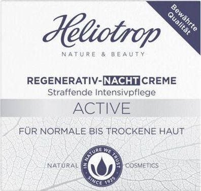 Heliotrop 3x Active Regenerativ- Nachtcreme 50ml