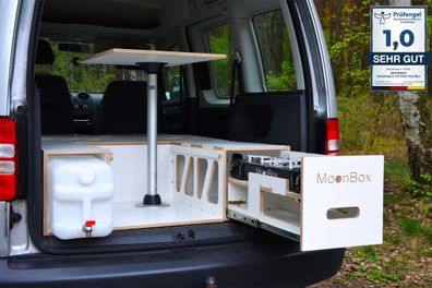 Moonbox Campingbox Minivans Campingküche Bett Tisch Kombi Modify TYP 111 Weiß