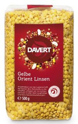 Davert 6x Gelbe Orient Linsen 500g 500g