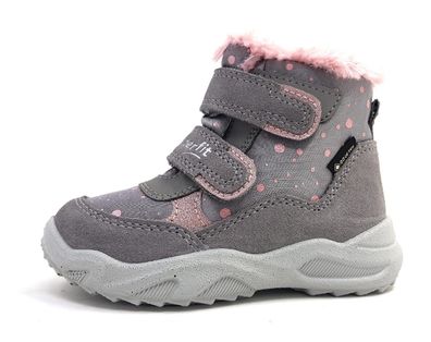 Superfit Stiefelette Synth. Glacier 1-009226-2500 Grau 2500 Grau / Rosa