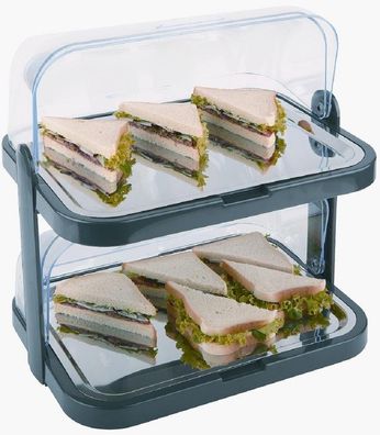 APS CB794 Doppeldecker Rolle Top Cool Display Tabletts 9204