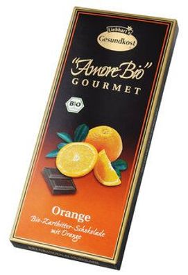 Liebhart´s Gesundkost 3x Bio-Orangen-Zartbitter-Schokolade 100g