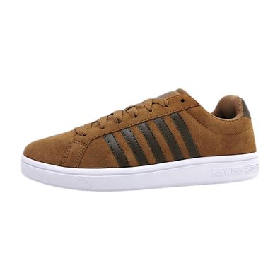 K-Swiss Court Tiebreak SDE 07012-230-M Braun 230- Coconut/Brown