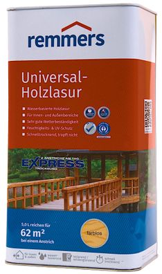 5L Remmers Universal-Holzlasur Farblos