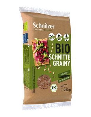 Schnitzer Glutenfreiheit 6x Bio Schnitte Grainy 250g