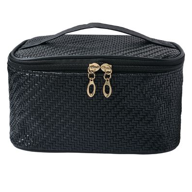 Juleeze Damenkulturtasche 21x15x14 cm Schwarz Synthetisch Rechteck (Gr. 21x15x14 cm)