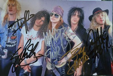 Guns N´ Roses Autogramm