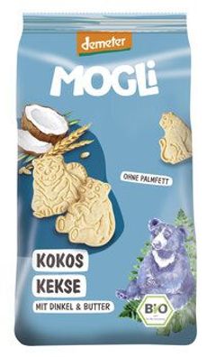 MOGLi Naturkost GmbH Nasch Gebäck - Kokos Kekse mit Dinkel und Butter 125g