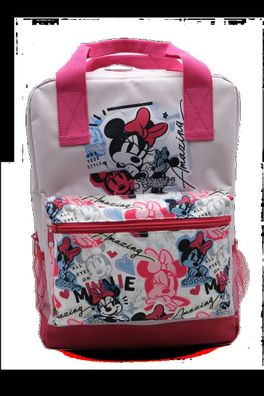 Große Tasche Disney Minnie Mouse 42cm Rucksack Tragetasche für Kinder