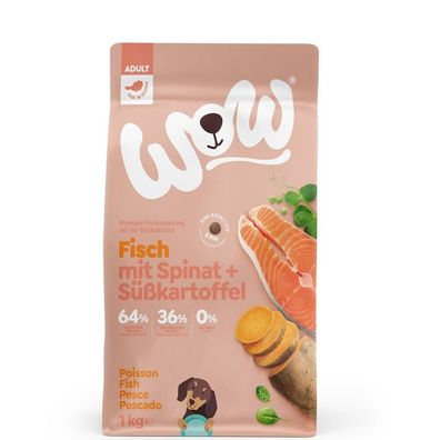 WOW Dog Minis Fisch 12 x 1 kg (12,49€/kg)