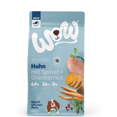 WOW Dog Minis Huhn 12 x 1 kg (12,49€/kg)