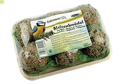 16 Pack. Erdtmann Meisenknödel je 6 Stück auf Schale