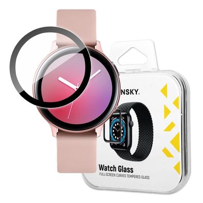 Wozinsky Schutzglas Full Glue kompatibel mit Samsung Galaxy Watch Active 2 (44mm)