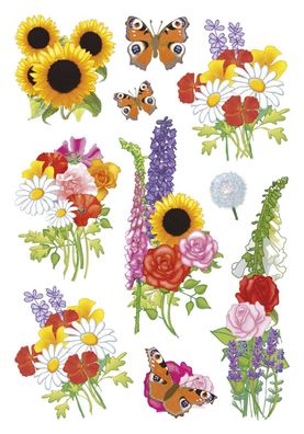 Herma 3369 Sticker DECOR Moderne Blumen(T)