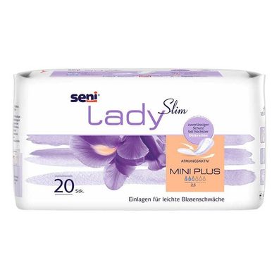 Seni Lady Slim Inkontinenzeinlage mini plus, 1 Packung = 20 Stück