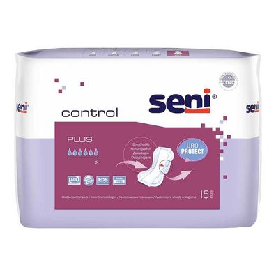 Seni Control Einlagen plus, 1 Packung = 15 Stück