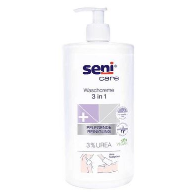 Seni care Waschcreme 3in1 mit Urea, 1000 ml