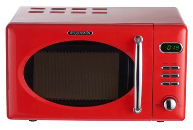 Wolkenstein MW720 FRW Mikrowelle rot RETRO 700Watt 20l nostalgie