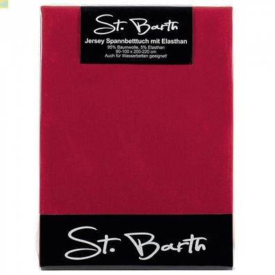 2 x St. Barth Jersey-Spannbetttuch 150x200cm