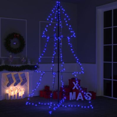 vidaXL Weihnachtsbaum in Kegelform 240 LEDs Indoor Outdoor 118x180 cm