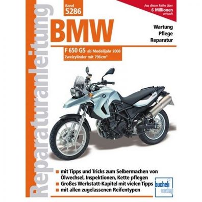 BMW F 650 GS (2008-2012) Reparaturanleitung Bucheli Verlag