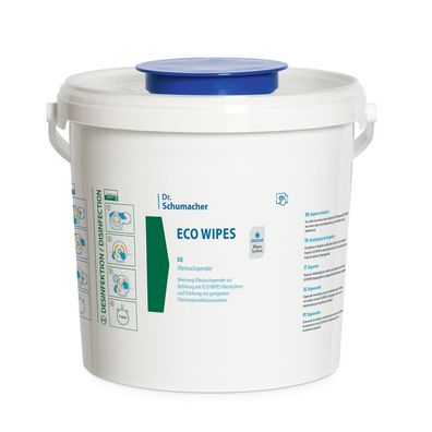 Eco Wipes Vliestuch-Spendereimer unbefüllt rund 6 x 5 l