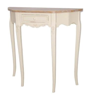 Livin Hill Konsolentisch Rimini Creme, hellbraune Spitze RI033