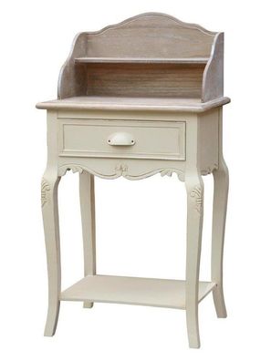 Livin Hill Schminktisch Rimini Creme, hellbraune Spitze RI115