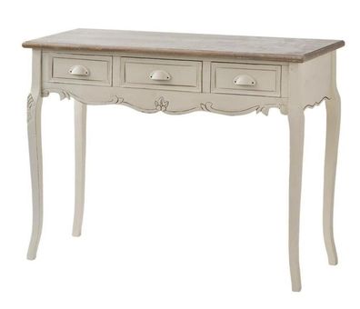 Livin Hill Konsolentisch Rimini Creme, hellbraune Spitze RI017