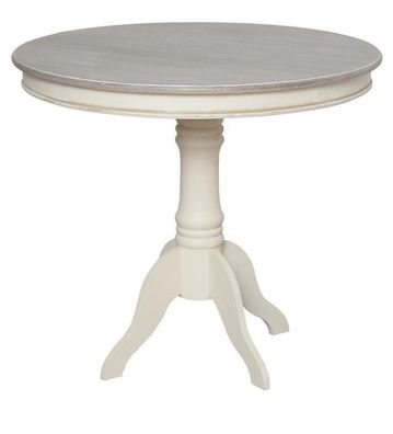 Livin Hill Esstisch Rimini Creme, hellbraune Spitze RI116