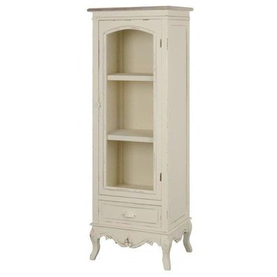 Livin Hill Vitrine Rimini Creme, hellbraune Spitze RI04