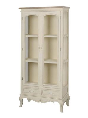 Livin Hill Vitrine Rimini Creme, hellbraune Spitze RI09