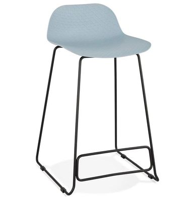 Kokoon Design Barhocker Slade Mini Blau und Schwarz Tiefschwarz Blau