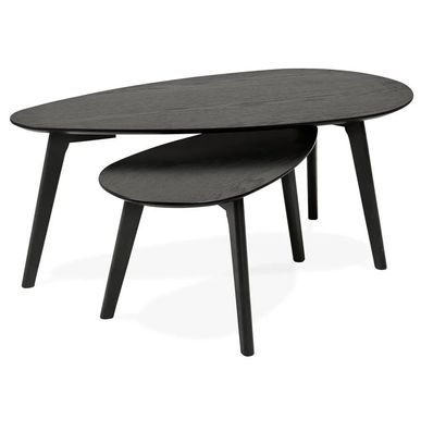 Kokoon Design Couchtisch Lulea Schwarz Schwarz