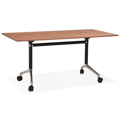 Kokoon Design Schreibtisch Helpe Holz Wallnuss 160 cm Walnuss 160 x 80 cm