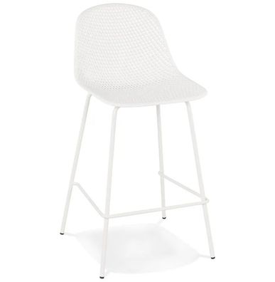 Kokoon Design Barhocker Ellen Mini Weiß Weiß