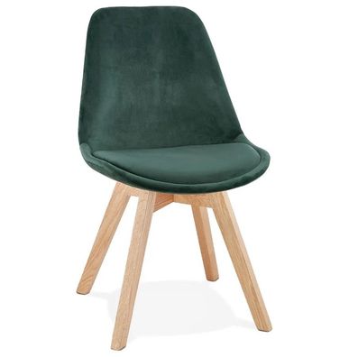 Kokoon Design Stuhl Phil Grün und Natur Grün Naturbelassen